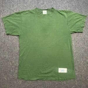 Discus Athletic T Shirt Large Mens Green Vintage 90s Made in USA Blank Tee